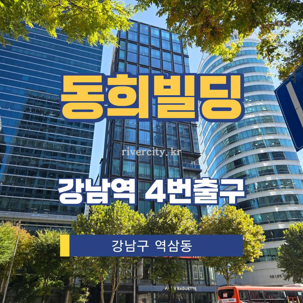 서울 강남구 역삼동 837-10 [역삼동/동희빌딩] 강남역 사무실 임대 월세 매물번호 16453 사진 1
