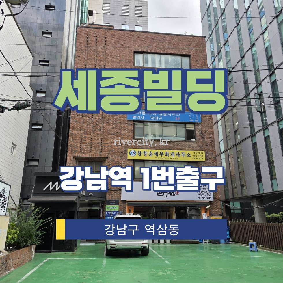 서울 강남구 역삼동 823-9 [역삼동/세종빌딩] 강남역 사무실 임대 월세 매물번호 16048 사진 1