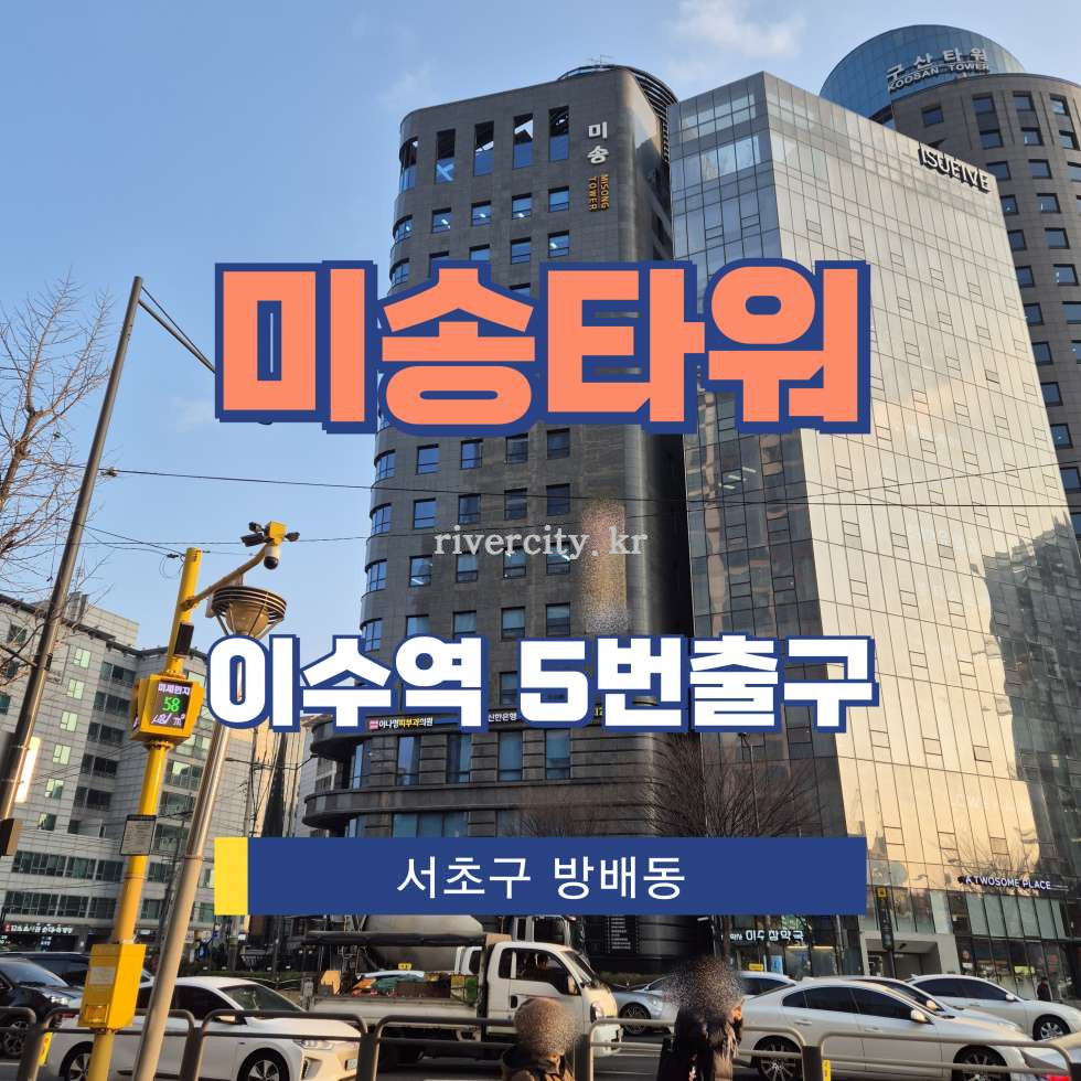 서울 서초구 방배동 2999 [방배동/미송타워] 사당역 사무실 임대 월세 매물번호 15379 사진 1