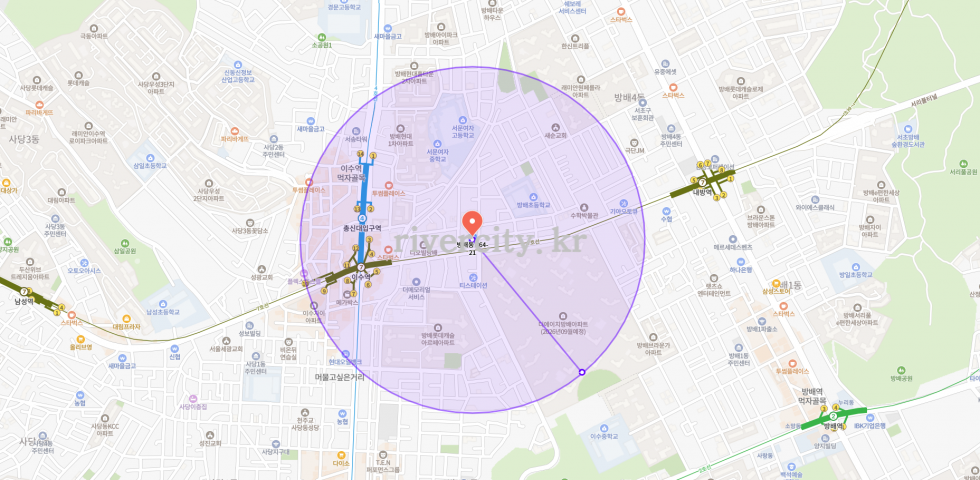 반경500m