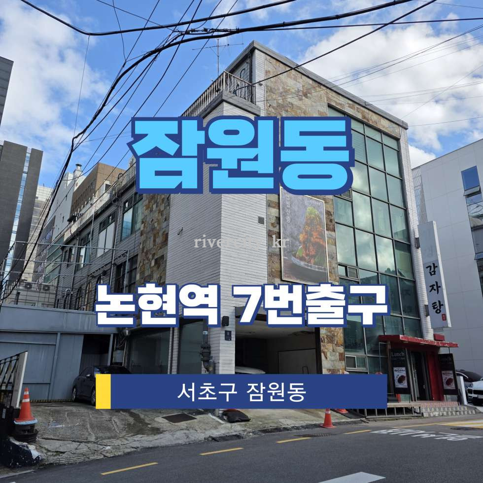 서울 서초구 잠원동 38-23 [잠원동/잠원동] 논현역 건물 매매 매매 매물번호 16229 사진 1