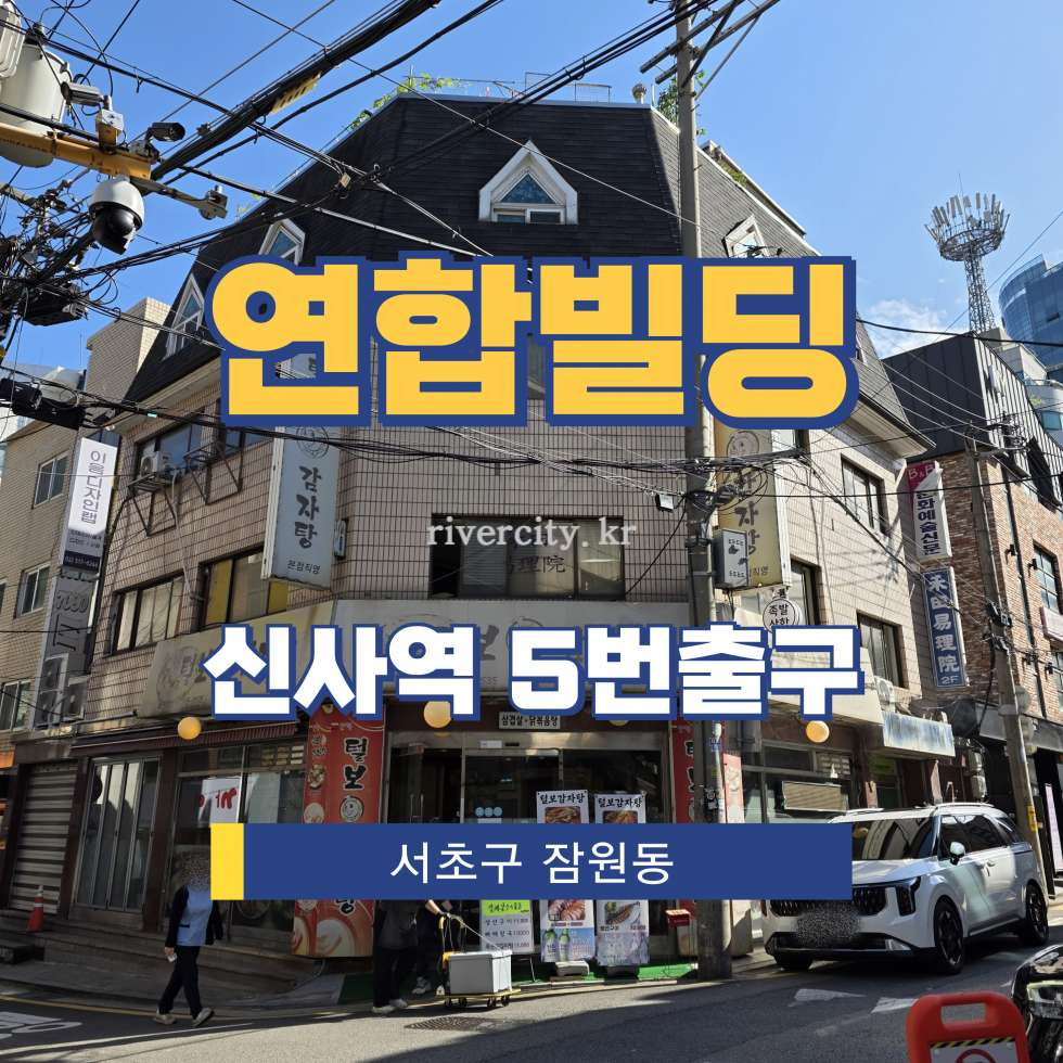 서울 서초구 잠원동 13-10 [잠원동/연합빌딩] 신사역 사무실 임대 월세 매물번호 16207 사진 1
