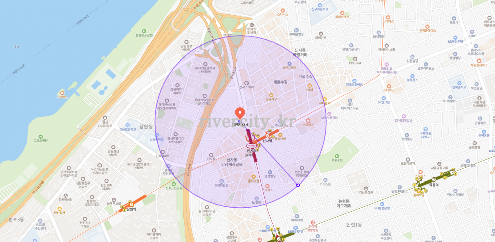 반경500m