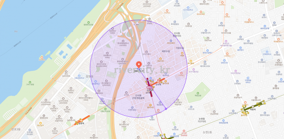 반경500m