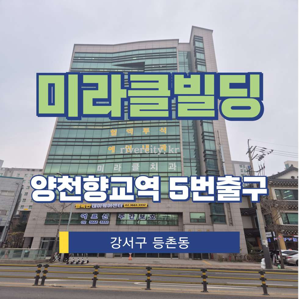 서울 강서구 등촌동 776 [등촌동/미라클빌딩] 양천향교역 사무실 임대 월세 매물번호 15165 사진 1