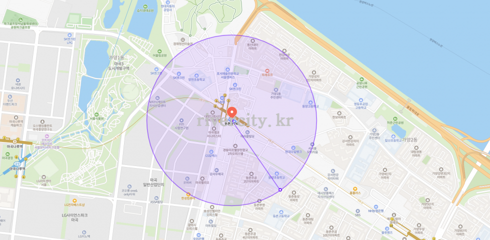 반경500m
