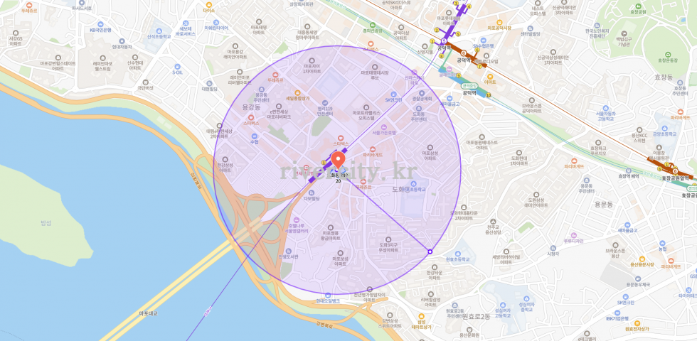 반경500m