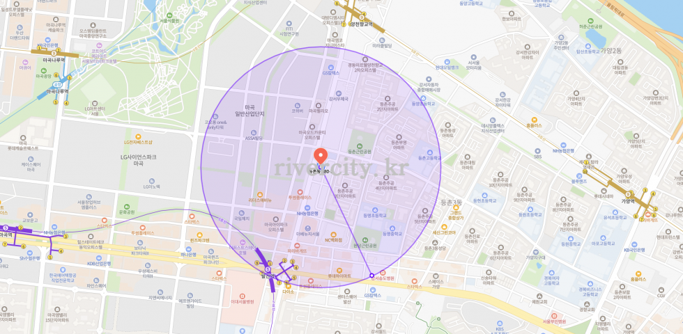 반경500m