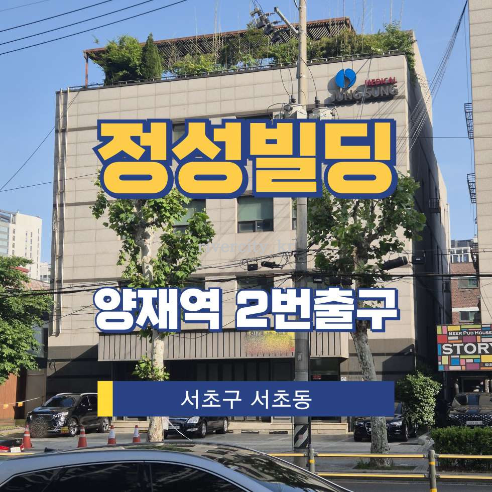 서울 서초구 서초동 1341-3 [서초동/정성빌딩] 양재역 사무실 임대 월세 매물번호 17395 사진 1