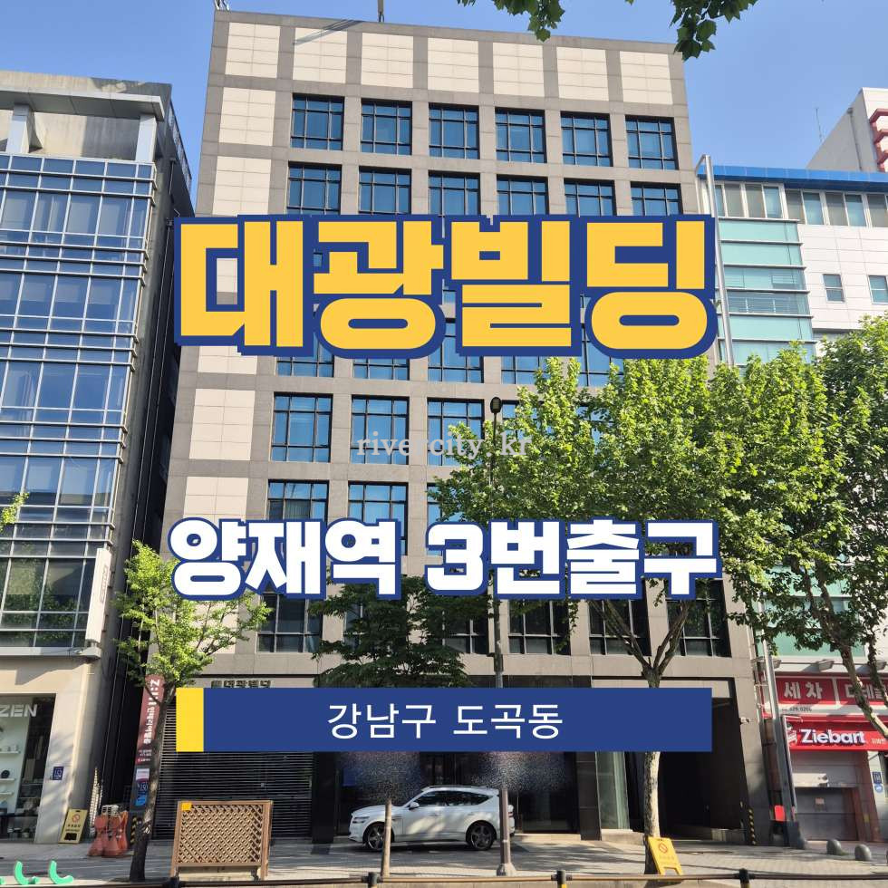 서울 강남구 도곡동 552-22 [도곡동/대광빌딩] 양재역 사무실 임대 월세 매물번호 17396 사진 1