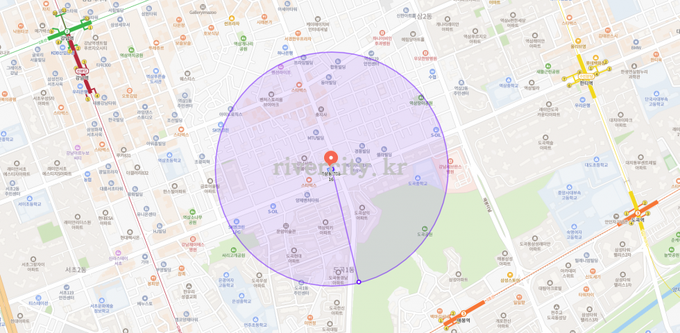 반경500m