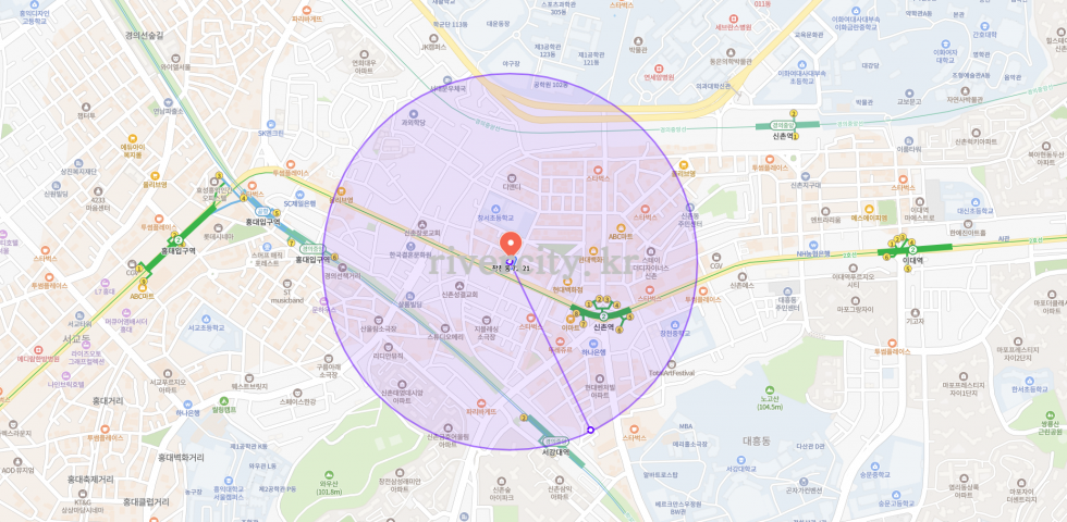 반경500m