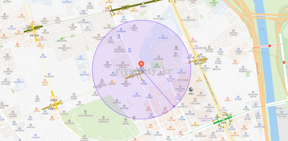 반경500m