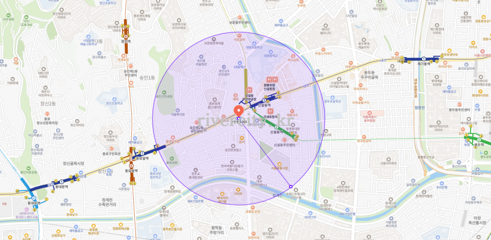 반경500m