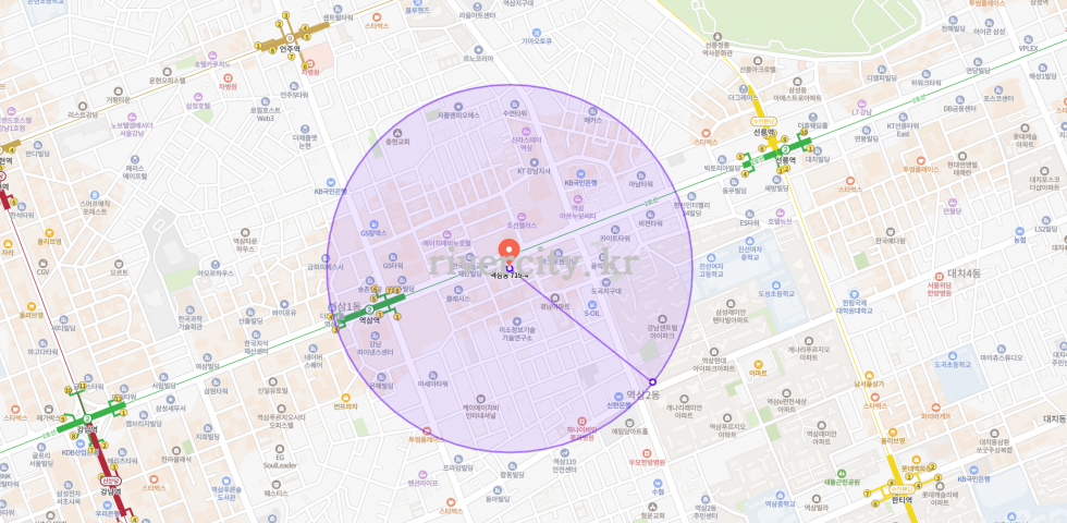 반경500m