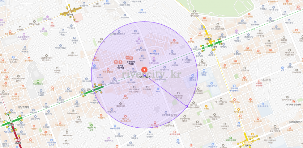 반경500m