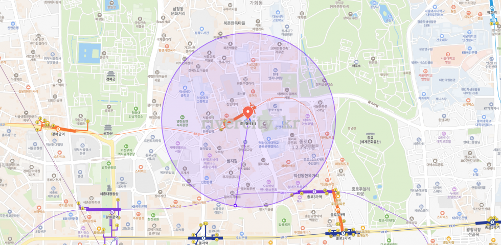 반경500m
