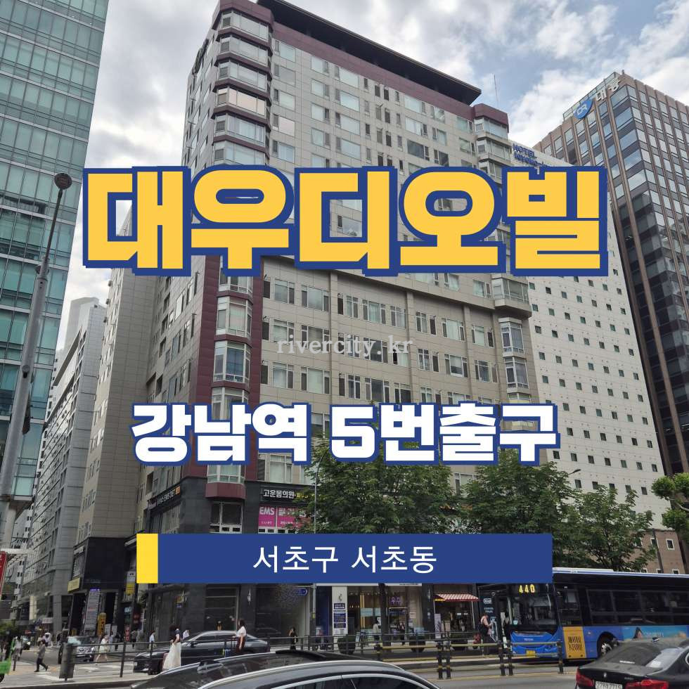 서울 서초구 서초동 1337-22 [서초동/대우디오빌] 강남역 사무실 임대 월세 매물번호 17631 사진 1