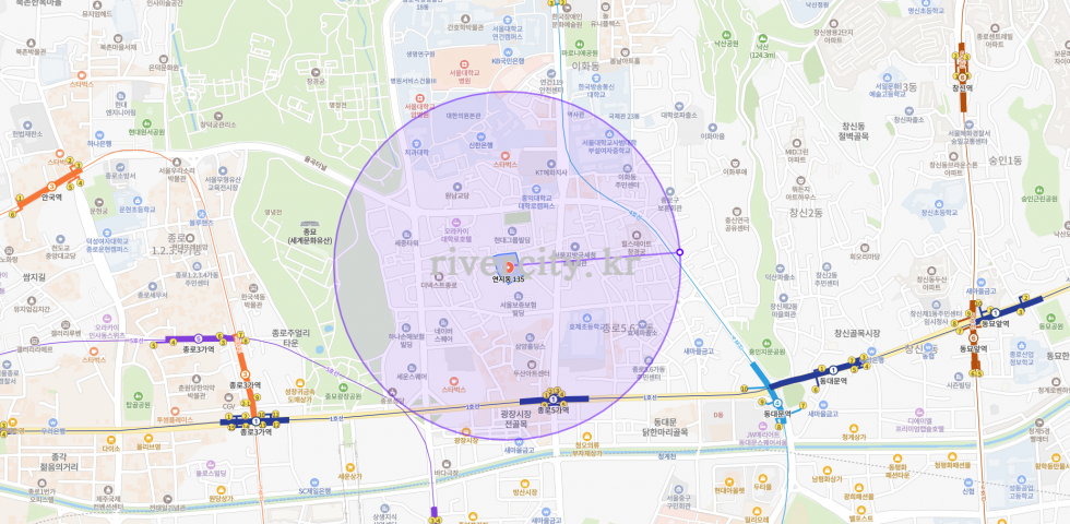 반경500m