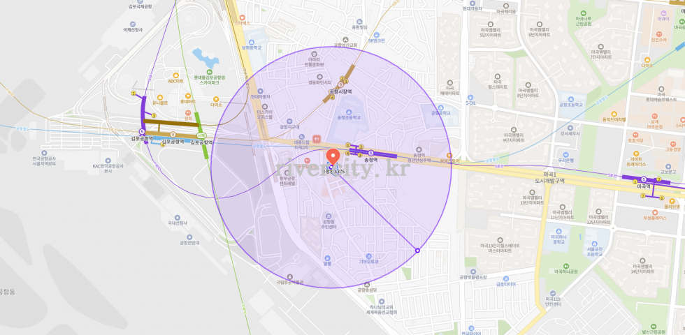 반경500m