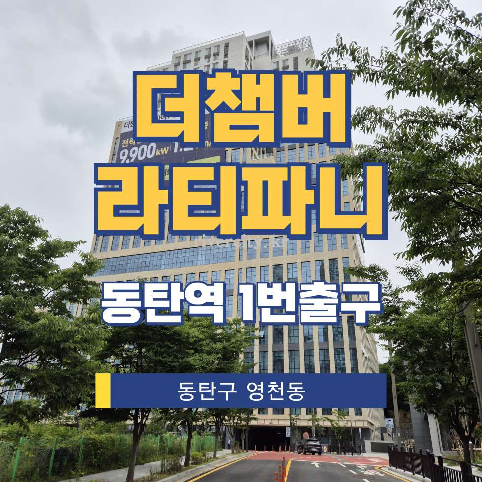 경기 화성동탄구 영천동 860 [영천동/더챔버라티파니] 동탄역 사무실 임대 월세 매물번호 17798 사진 1