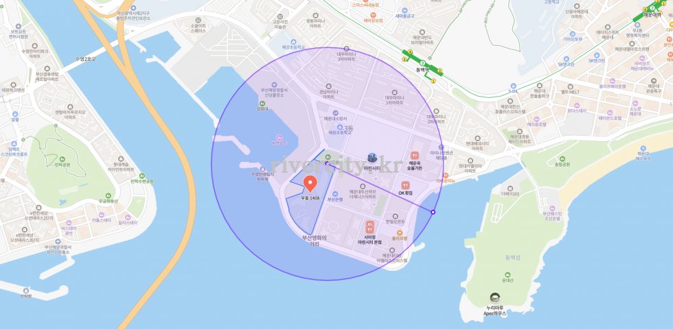 반경500m