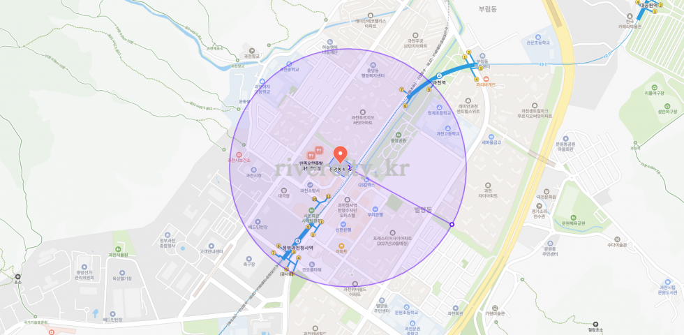 반경500m