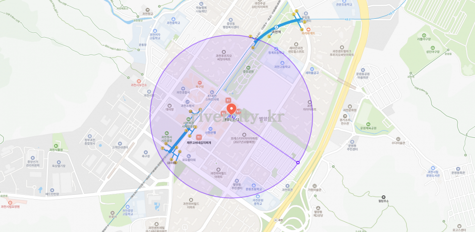 반경500m