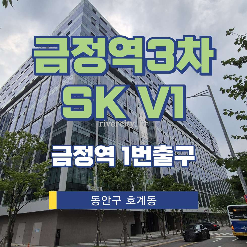 경기 안양동안구 호계동 555-26 [호계동/금정역3차 SK V1] 금정역 사무실 임대 월세 매물번호 17832 사진 1