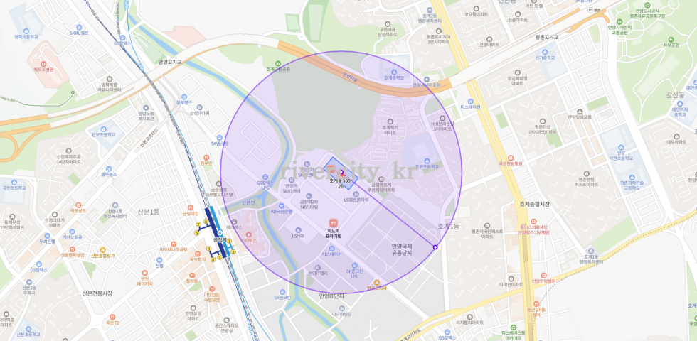 반경500m