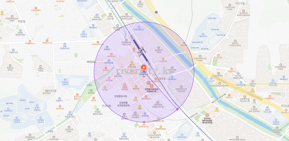 반경500m