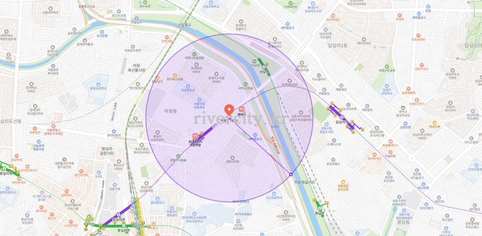 반경500m