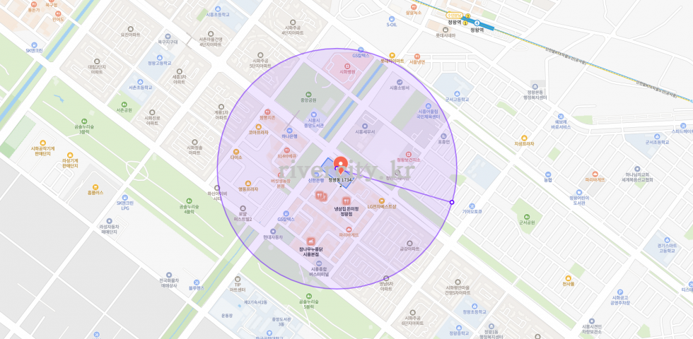 반경500m