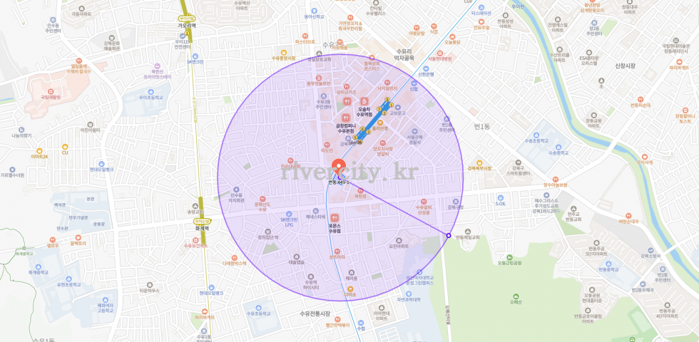 반경500m