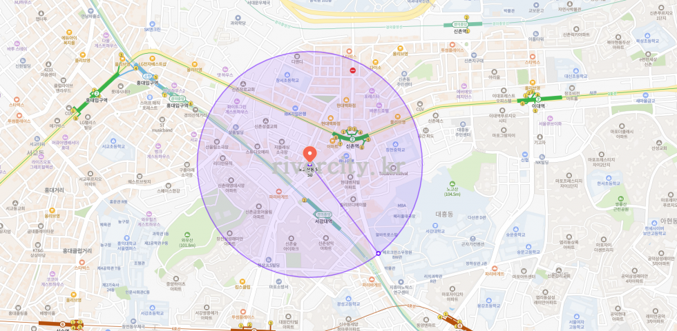 반경500m