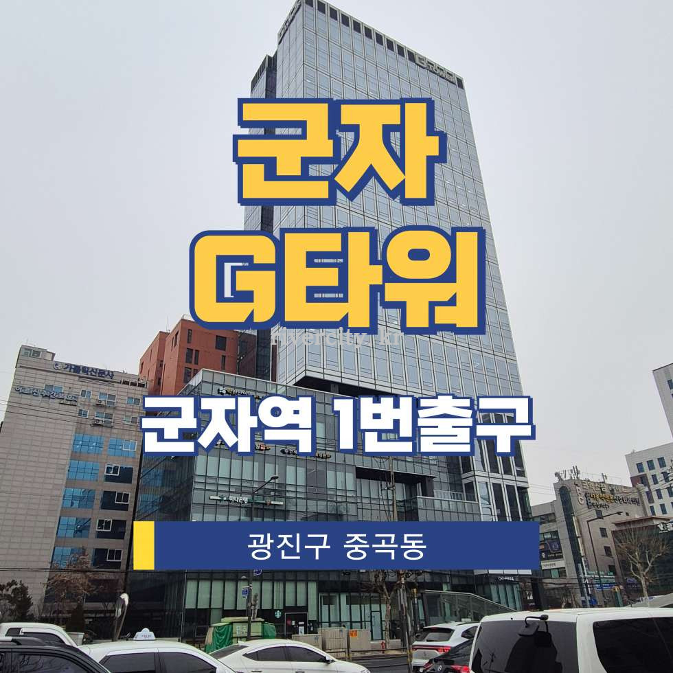 서울 광진구 중곡동 649-4 [중곡동/군자G타워] 군자역 사무실 임대 월세 매물번호 17028 사진 1