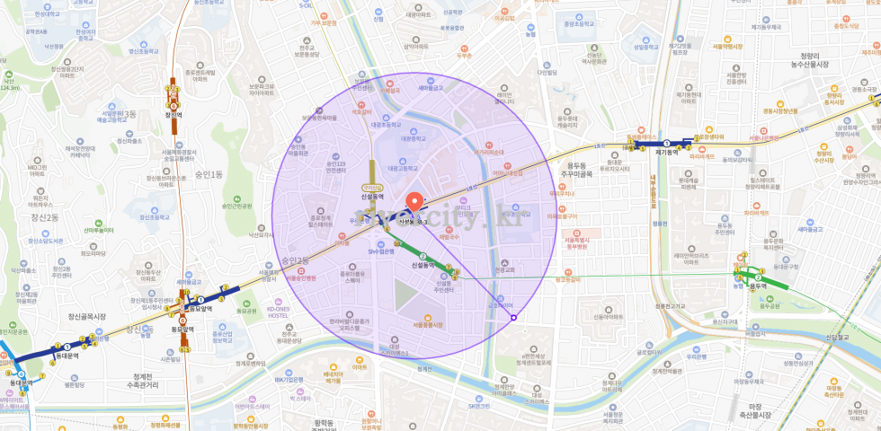 반경500m