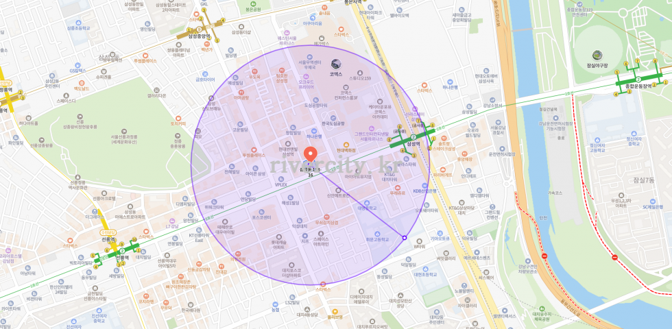반경500m