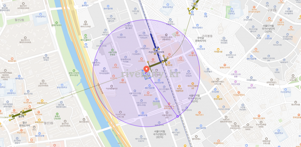 반경500m