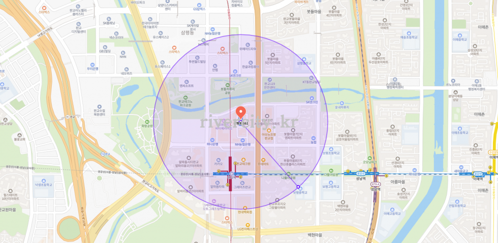반경500m