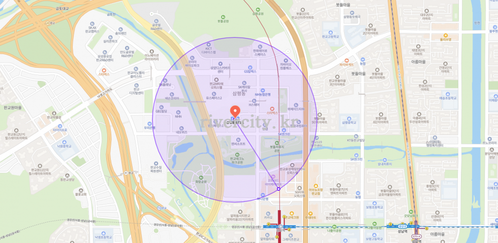 반경500m