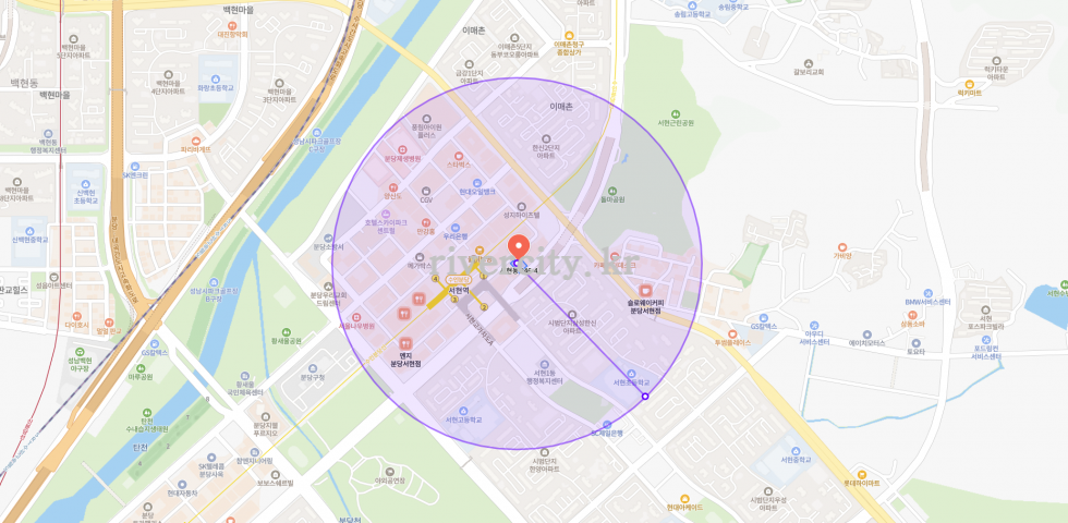 반경500m