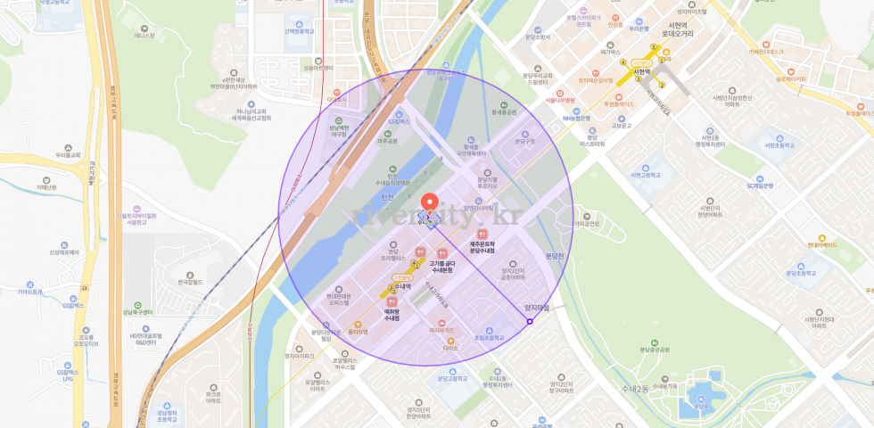 반경500m