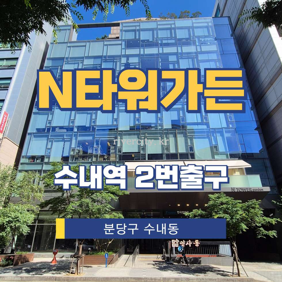 경기 성남분당구 수내동 16-6 [수내동/N타워가든] 수내역 사무실 임대 월세 매물번호 17760 사진 1
