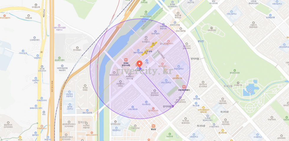 반경500m