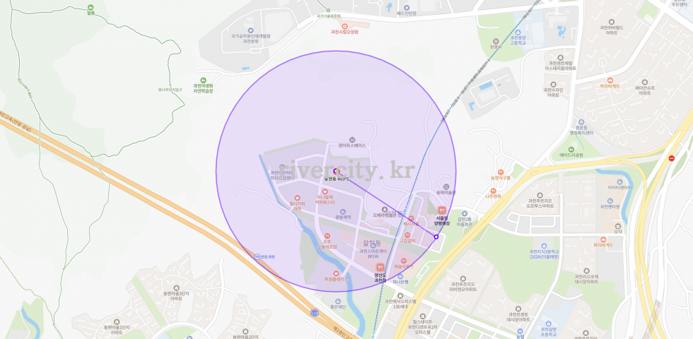 반경500m