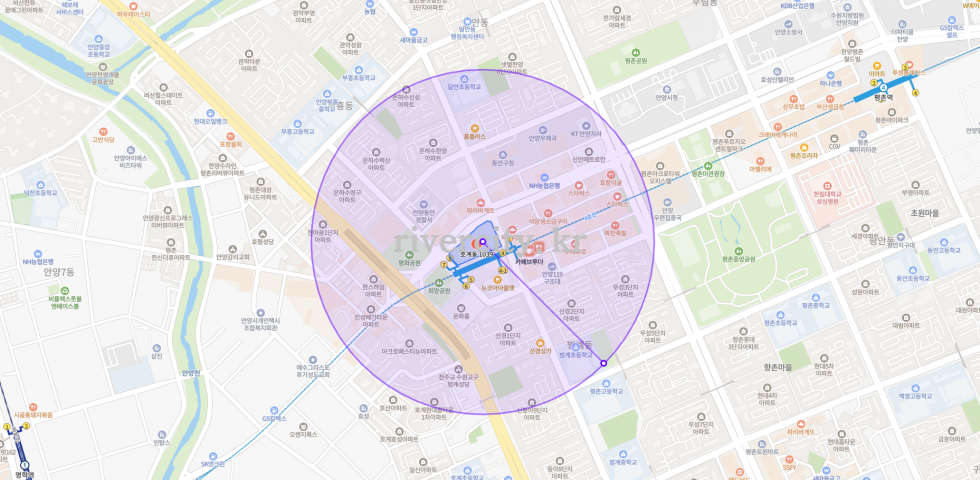 반경500m