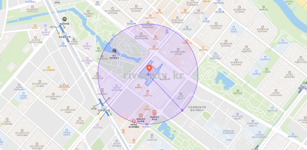 반경500m