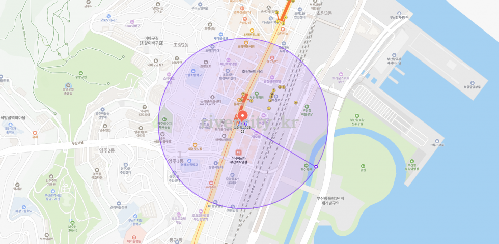 반경500m