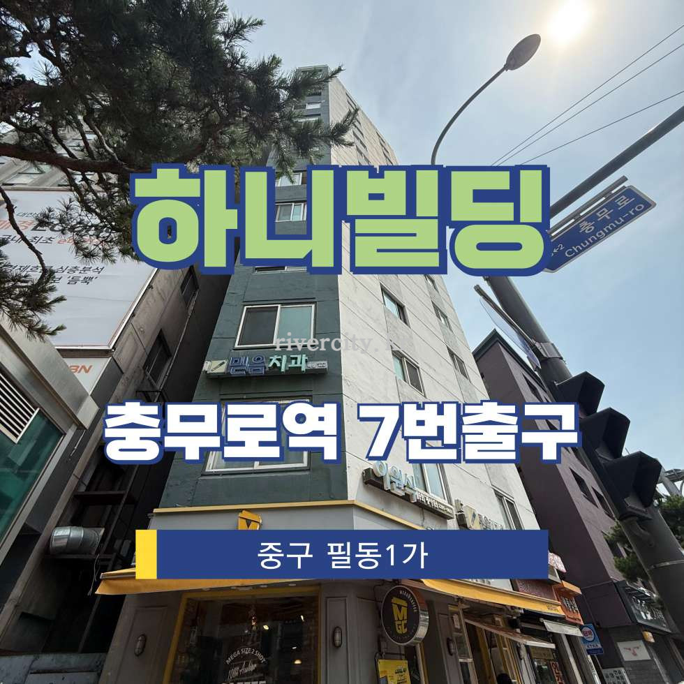 서울 중구 필동1가 51-11 [필동1가/하니빌딩] 충무로역 사무실 임대 월세 매물번호 15350 사진 1